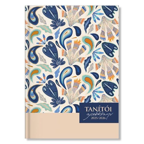 Tanítói zsebkönyv PD CALENDAR papírborító A/5 Peacock 2025-2026