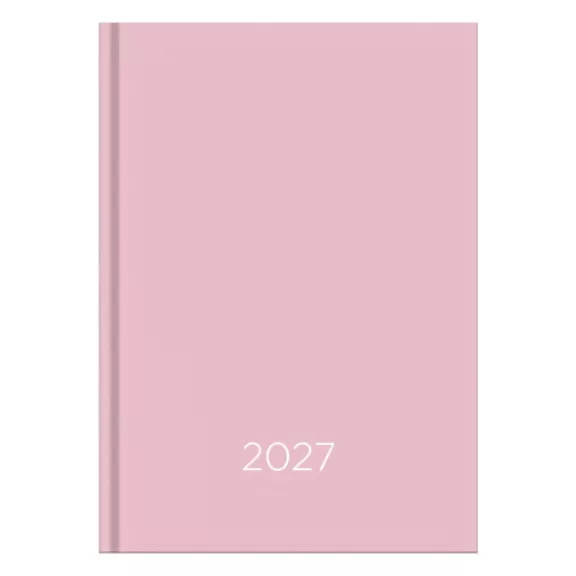 Határidőnapló VECTRALINE Monocolor rózsaszín A/5 heti fehér lapos 2027 Határidőnapló VECTRALINE Monocolor rózsaszín A/5 heti fehér lapos 2027