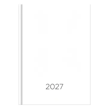   Határidőnapló VECTRALINE Monocolor fehér A/5 heti fehér lapos 2027