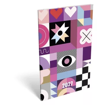 Határidőnapló LIZZYCALENDAR A/6 heti tűzött Superb 2027