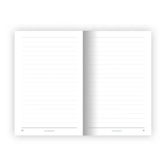 Határidőnapló LIZZYCALENDAR A/6 heti tűzött Glorious 2027