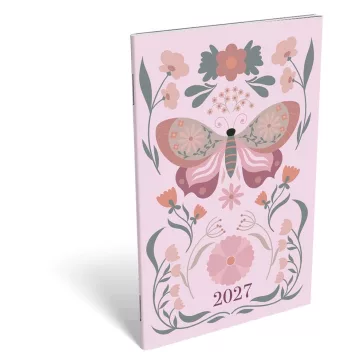 Határidőnapló LIZZYCALENDAR A/6 heti tűzött Lovely 2027
