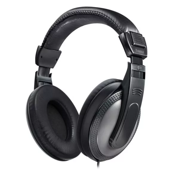 Headset vezetékes HAMA Shell sztereó jack fekete/ezüst Headset vezetékes HAMA Shell sztereó jack fekete/ezüst