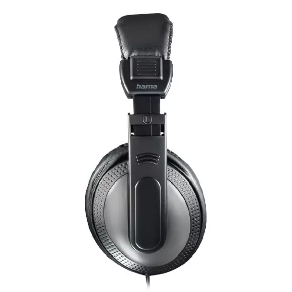 Headset vezetékes HAMA Shell sztereó jack fekete/ezüst Headset vezetékes HAMA Shell sztereó jack fekete/ezüst