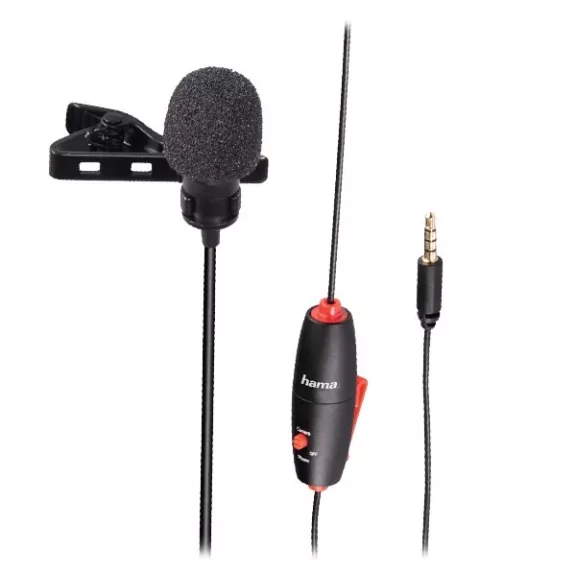 Mikrofon HAMA Smart csíptethető jack Mikrofon HAMA Smart csíptethető jack