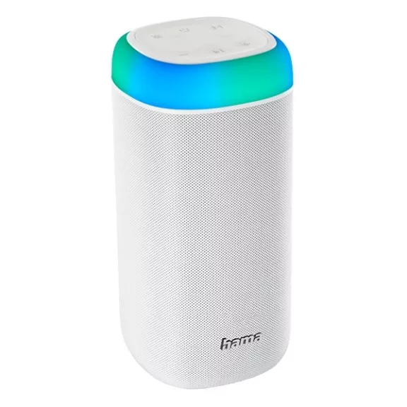 Hangszóró HAMA Shine 2.0 Bluetooth 30W RGB LED fehér Hangszóró HAMA Shine 2.0 Bluetooth 30W RGB LED fehér