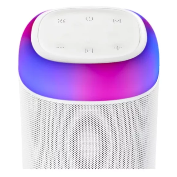 Hangszóró HAMA Shine 2.0 Bluetooth 30W RGB LED fehér Hangszóró HAMA Shine 2.0 Bluetooth 30W RGB LED fehér