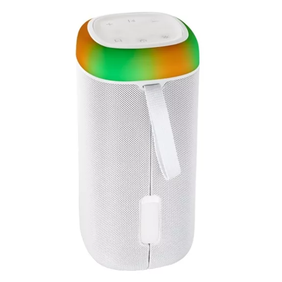 Hangszóró HAMA Shine 2.0 Bluetooth 30W RGB LED fehér Hangszóró HAMA Shine 2.0 Bluetooth 30W RGB LED fehér