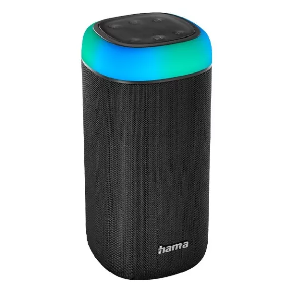 Hangszóró HAMA Shine 2.0 Bluetooth 30W RGB LED fekete Hangszóró HAMA Shine 2.0 Bluetooth 30W RGB LED fekete