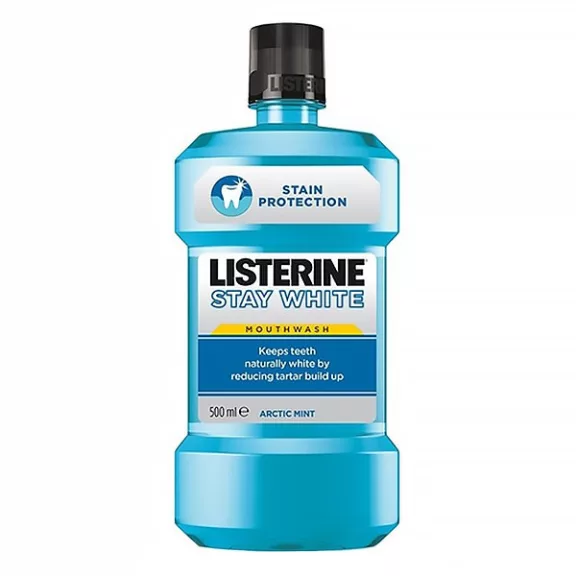 Szájvíz LISTERINE Stay White 500 ml Szájvíz LISTERINE Stay White 500 ml