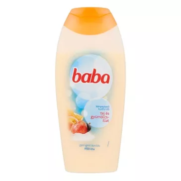   Tusfürdő BABA kényeztető Tej és Gyümölcs illatú 400 ml