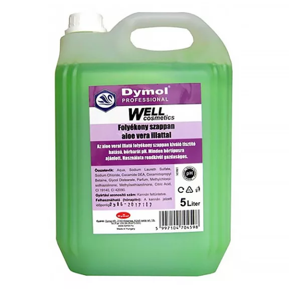 Folyékony szappan WELL aloe vera 5L Folyékony szappan WELL aloe vera 5L