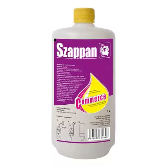 Folyékony szappan CLEAN CENTER Commerce 1L Folyékony szappan CLEAN CENTER Commerce 1L
