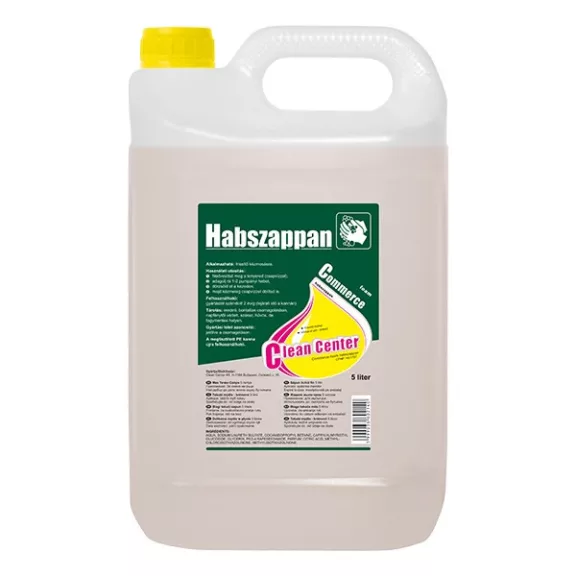 Folyékony habszappan CLEAN CENTER Commerce 5L Folyékony habszappan CLEAN CENTER Commerce 5L