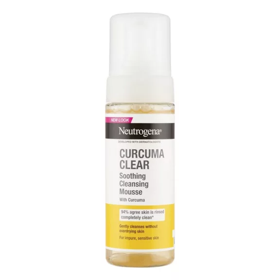 Arctisztitó gél NEUTROGENA curcuma clear mousse clenser 150 ml Arctisztitó gél NEUTROGENA curcuma clear mousse clenser 150 ml