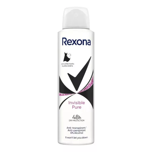 Izzadásgátló deo REXONA invisible pure 150 ml