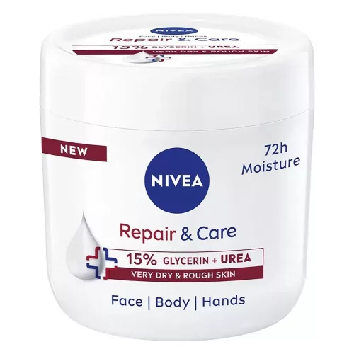 Testápoló NIVEA Repair&Care urea tégelyes 400 ml
