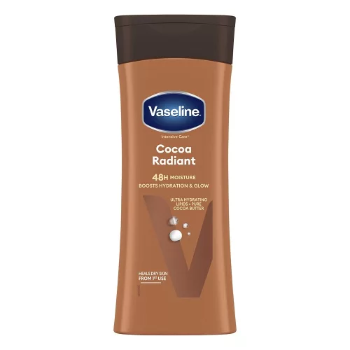 Testápoló VASELINE Cocoa Radiant hidratáló kakaóvajas 400ml