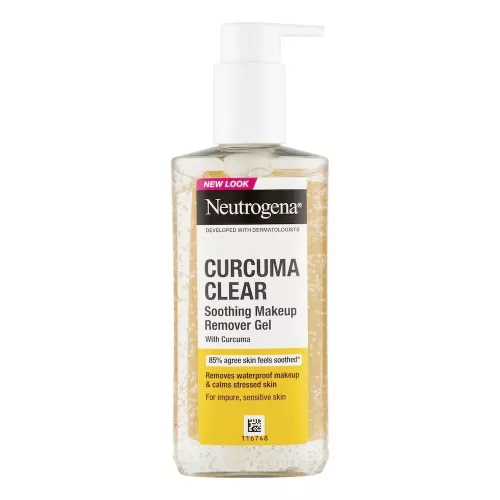 Arclemosó gél NEUTROGENA curcuma clear sminkhez 200 ml