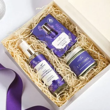 Ajándékcsomag LAVENDER TIHANY Sleep Well box 3 darabos