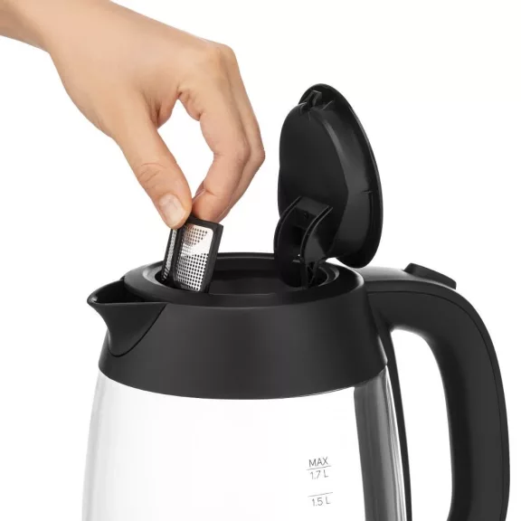 Üveg vízforraló SENCOR SWK 7301BK 2200W 1,7 liter fekete Üveg vízforraló SENCOR SWK 7301BK 2200W 1,7 liter fekete