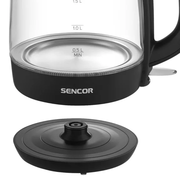Üveg vízforraló SENCOR SWK 7301BK 2200W 1,7 liter fekete Üveg vízforraló SENCOR SWK 7301BK 2200W 1,7 liter fekete