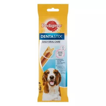   Állateledel jutalomfalat PEDIGREE Denta Stix Daily Oral Care közepes és nagytestű kutyáknak