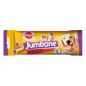   Állateledel jutalomfalat PEDIGREE Jumbone Medium kutyáknak marha 180 g