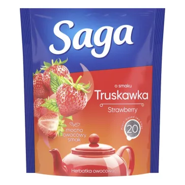 Gyümölcstea SAGA Eper 20 filter/tasak