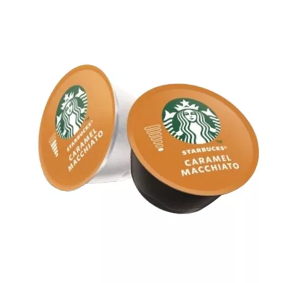 Kávékapszula STARBUCKS by Nescafé Dolce Gusto Caramel Macchiato 2x6 kapszula/doboz Kávékapszula STARBUCKS by Nescafé Dolce Gusto Caramel Macchiato 2x6 kapszula/doboz