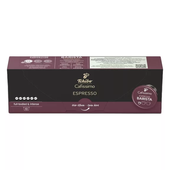 Kávékapszula TCHIBO Cafissimo Barista Espresso 10 kapszula/doboz Kávékapszula TCHIBO Cafissimo Barista Espresso 10 kapszula/doboz