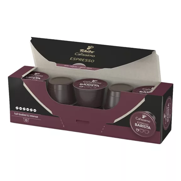 Kávékapszula TCHIBO Cafissimo Barista Espresso 10 kapszula/doboz Kávékapszula TCHIBO Cafissimo Barista Espresso 10 kapszula/doboz