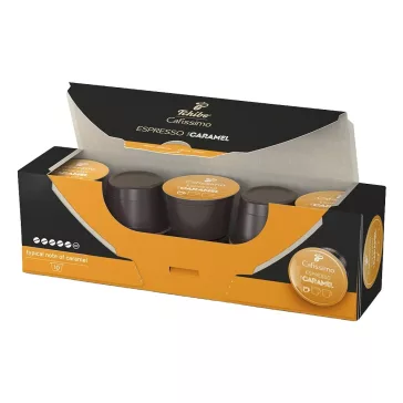   Kávékapszula TCHIBO Cafissimo Espresso Caramel 10 kapszula/doboz