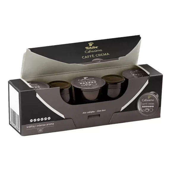 Kávékapszula TCHIBO Cafissimo Espresso Intense Aroma 10 kapszula/doboz Kávékapszula TCHIBO Cafissimo Espresso Intense Aroma 10 kapszula/doboz