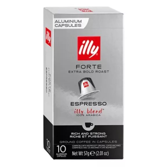 Kávékapszula ILLY Nespresso Espresso Forte 10 kapszula/doboz Kávékapszula ILLY Nespresso Espresso Forte 10 kapszula/doboz