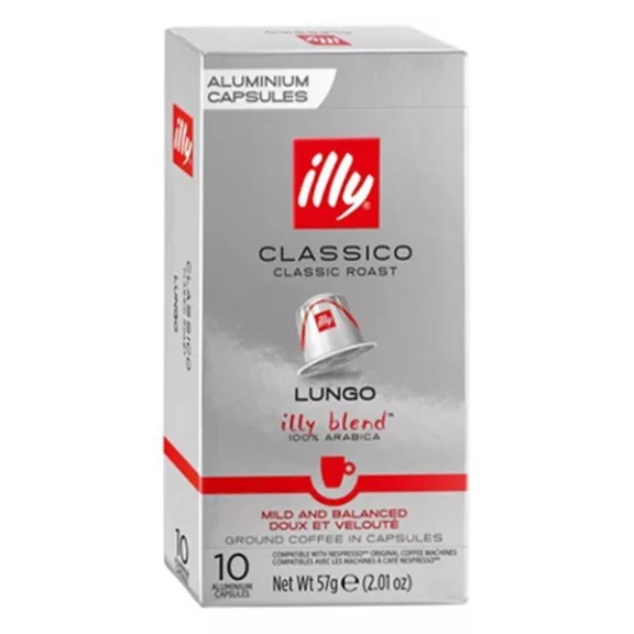 Kávékapszula ILLY Nespresso Lungo Classic 10 kapszula/doboz Kávékapszula ILLY Nespresso Lungo Classic 10 kapszula/doboz