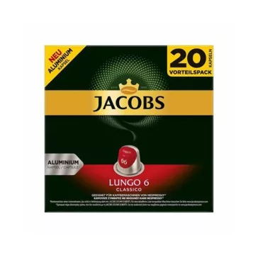   Kávékapszula JACOBS Nespresso Lungo 6 Classic 20 kapszula/doboz