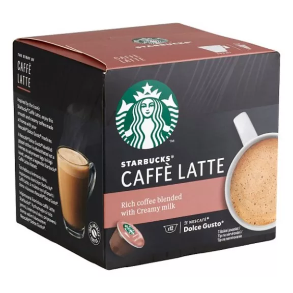 Kávékapszula STARBUCKS by Nespresso Caffé Latte 12 kapszula/doboz Kávékapszula STARBUCKS by Nespresso Caffé Latte 12 kapszula/doboz