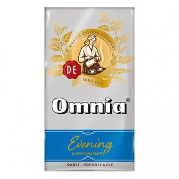 Kávé őrölt DOUWE EGBERTS Omnia Evening koffeinmentes 250 g Kávé őrölt DOUWE EGBERTS Omnia Evening koffeinmentes 250 g