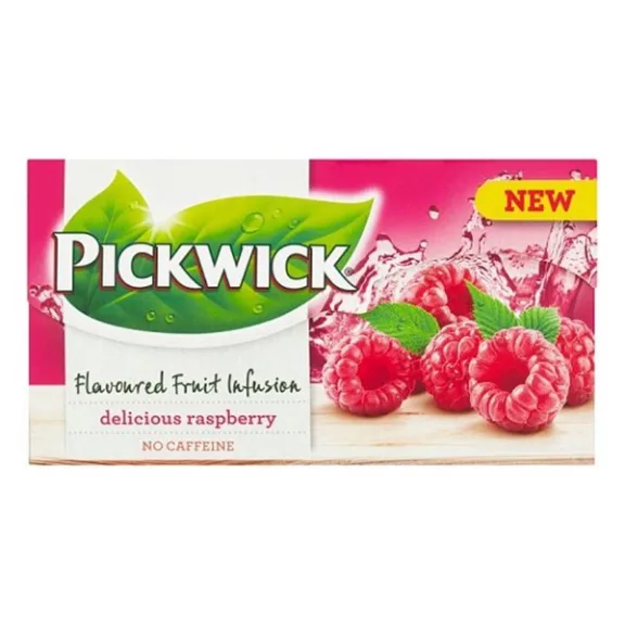 Gyümölcstea PICKWICK Fruit Fusion málna 20 filter/doboz Gyümölcstea PICKWICK Fruit Fusion málna 20 filter/doboz