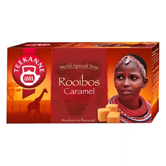Herbatea TEEKANNE Rooibos karamell ízű 20 filter/doboz Herbatea TEEKANNE Rooibos karamell ízű 20 filter/doboz
