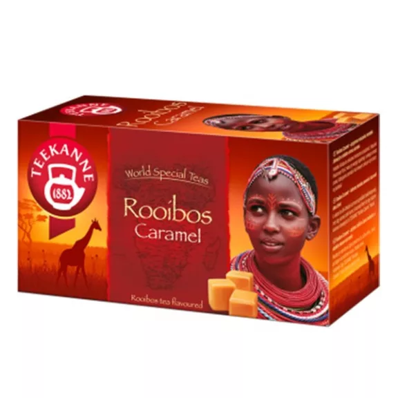 Herbatea TEEKANNE Rooibos karamell ízű 20 filter/doboz Herbatea TEEKANNE Rooibos karamell ízű 20 filter/doboz