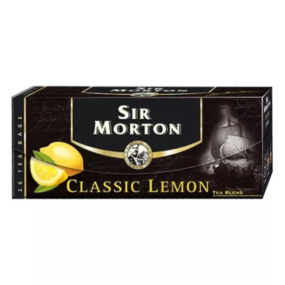 Fekete tea SIR MORTON Classic Lemon 20 filter/doboz Fekete tea SIR MORTON Classic Lemon 20 filter/doboz