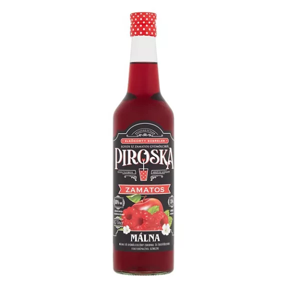 Szörp PIROSKA málna üveges 0,7L Szörp PIROSKA málna üveges 0,7L