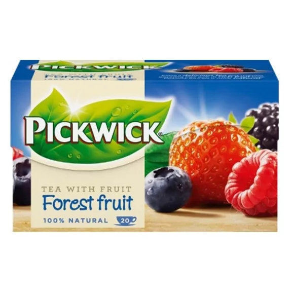 Fekete tea PICKWICK ízesített erdei gyümölcsös 20 filter/doboz Fekete tea PICKWICK ízesített erdei gyümölcsös 20 filter/doboz