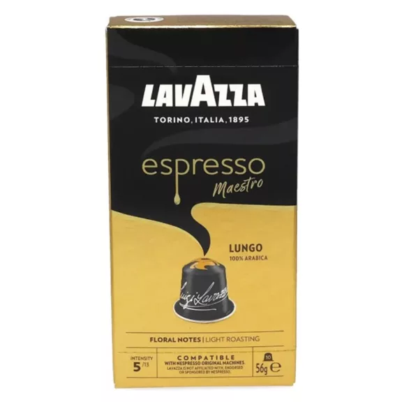 Kávékapszula LAVAZZA Nespresso Espresso Lungo 10 kapszula/doboz Kávékapszula LAVAZZA Nespresso Espresso Lungo 10 kapszula/doboz