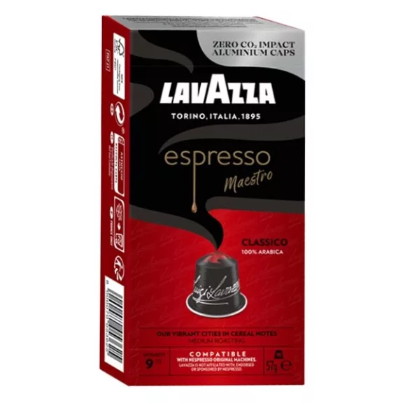 Kávékapszula LAVAZZA Nespresso Espresso Classico 10 kapszula/doboz Kávékapszula LAVAZZA Nespresso Espresso Classico 10 kapszula/doboz