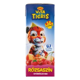  Gyümölcslé SIÓ Vitatigris Rózsaszín gyümölcs mix 20% 0,2L