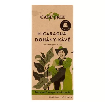   Kávékapszula CAFE FREI Nespresso Nicaraguai dohánykávé 9 kapszula/doboz