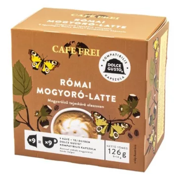   Kávékapszula CAFE FREI Dolce Gusto Római mogyoró Latte 9 kapszula/doboz